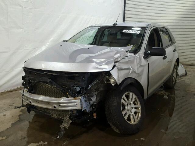 2FMDK3GC6BBA99434 - 2011 FORD EDGE SE SILVER photo 2