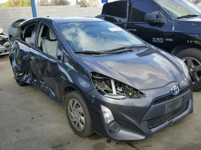 JTDKDTB38F1101537 - 2015 TOYOTA PRIUS C GRAY photo 1