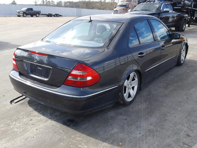 WDBUF70J83A180231 - 2003 MERCEDES-BENZ E 500 GRAY photo 4