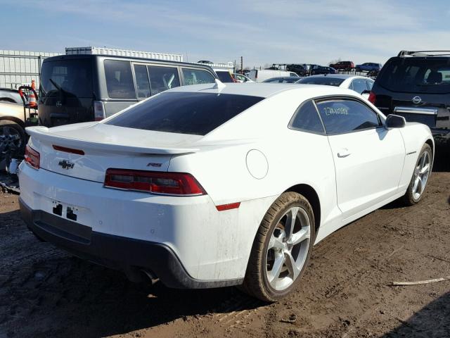 2G1FC1E32E9305418 - 2014 CHEVROLET CAMARO LT WHITE photo 4