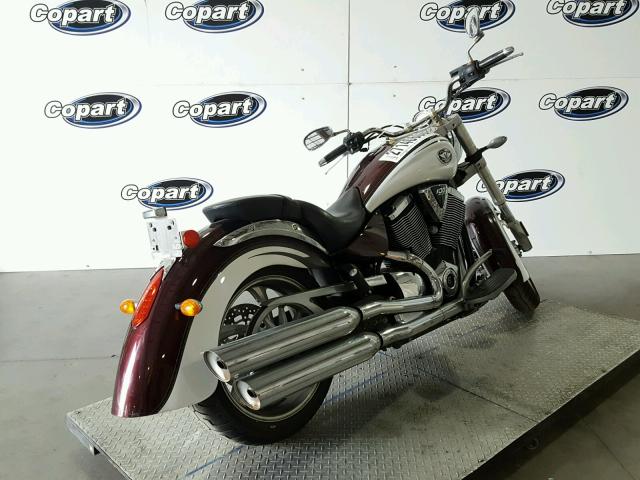 5VPCB26L693004863 - 2009 VICTORY MOTORCYCLES KINGPIN ორფეროვანი ფოტო 4