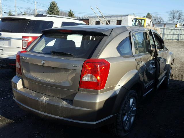 1B3HB48B77D162688 - 2007 DODGE CALIBER SX TAN photo 4