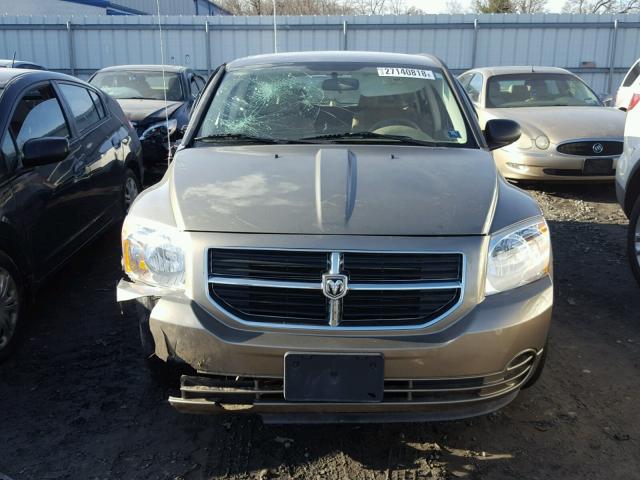 1B3HB48B77D162688 - 2007 DODGE CALIBER SX TAN photo 9