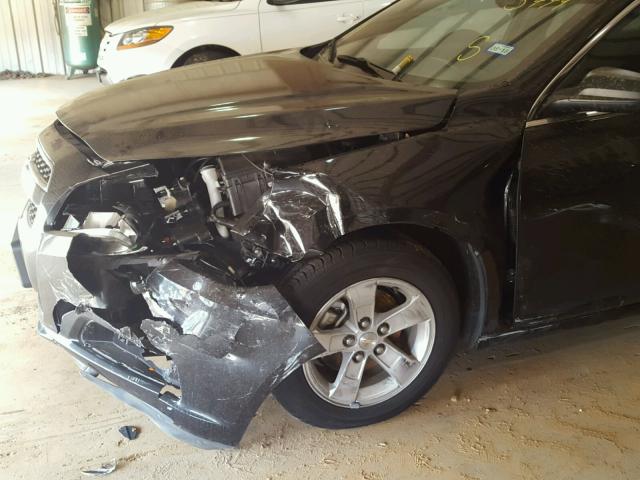 1G11B5SA3DF353779 - 2013 CHEVROLET MALIBU LS შავი ფოტო 9