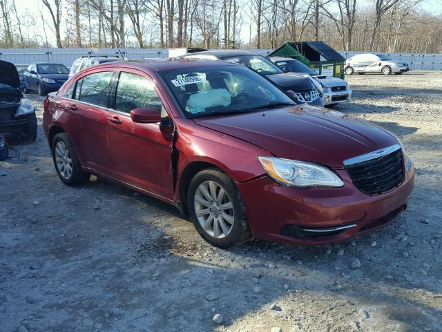 1C3CCBBB4DN579439 - 2013 CHRYSLER 200 TOURIN RED photo 1