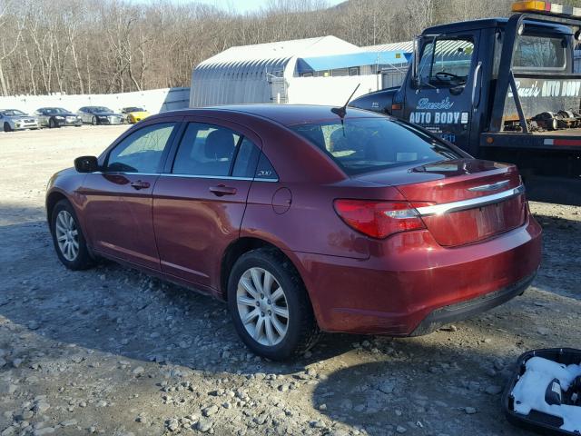 1C3CCBBB4DN579439 - 2013 CHRYSLER 200 TOURIN RED photo 3