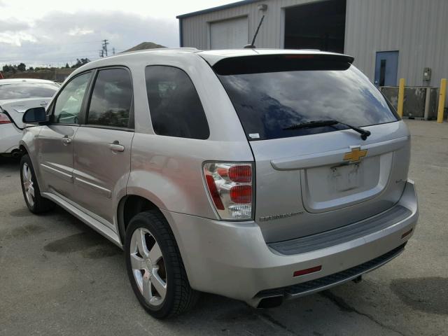 2CNDL037886314740 - 2008 CHEVROLET EQUINOX SP SILVER photo 3