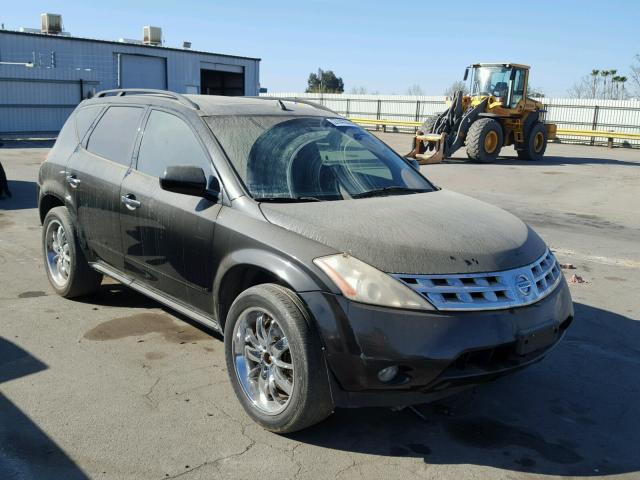 JN8AZ08T43W113559 - 2003 NISSAN MURANO SL BLACK photo 1