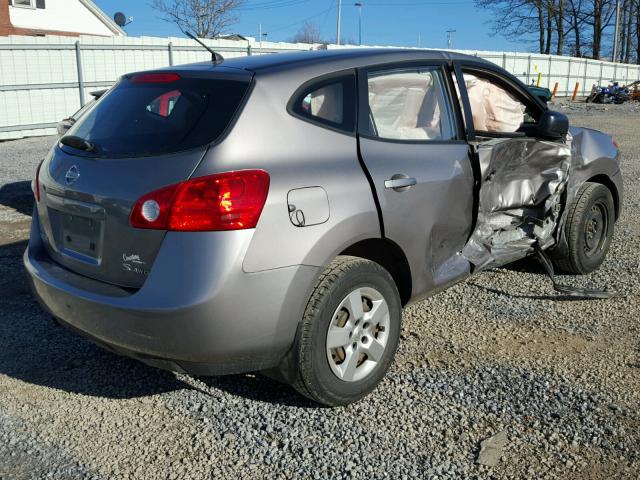 JN8AS58V29W449593 - 2009 NISSAN ROGUE S GRAY photo 4