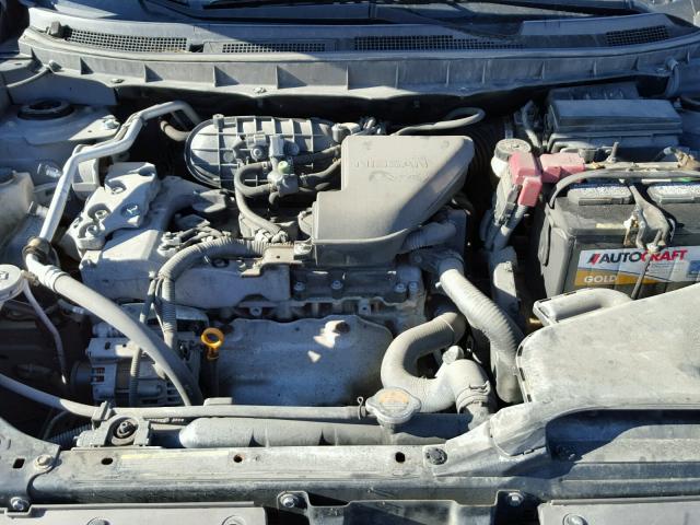 JN8AS58V29W449593 - 2009 NISSAN ROGUE S GRAY photo 7