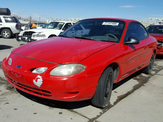 3FAFP11382R111733 - 2002 FORD ESCORT ZX2 RED photo 2