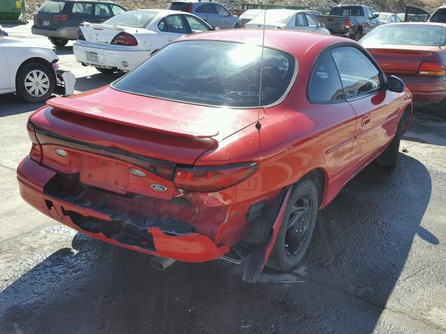 3FAFP11382R111733 - 2002 FORD ESCORT ZX2 RED photo 4