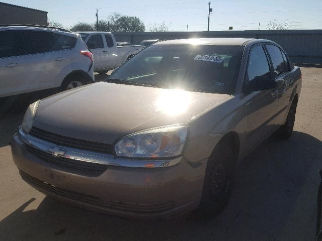 1G1ZS52F25F255584 - 2005 CHEVROLET MALIBU GOLD photo 2