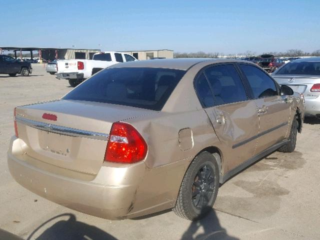 1G1ZS52F25F255584 - 2005 CHEVROLET MALIBU GOLD photo 4