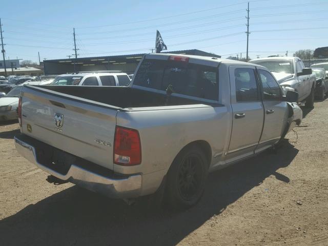 1D3HV13T69J510514 - 2009 DODGE RAM 1500 SILVER photo 4