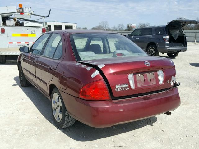 3N1CB51D66L450532 - 2006 NISSAN SENTRA 1.8 RED photo 3