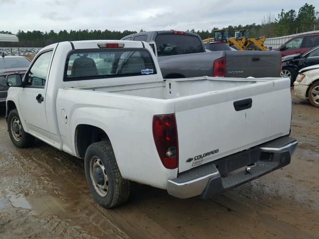 1GCCS149488142712 - 2008 CHEVROLET COLORADO WHITE photo 3