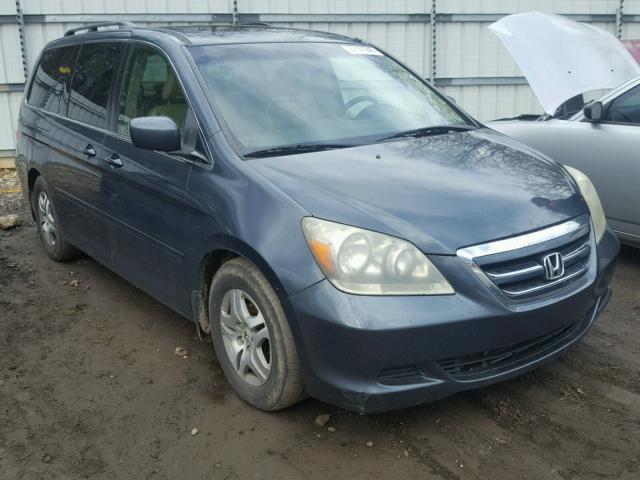 5FNRL38696B405888 - 2006 HONDA ODYSSEY EX GRAY photo 1