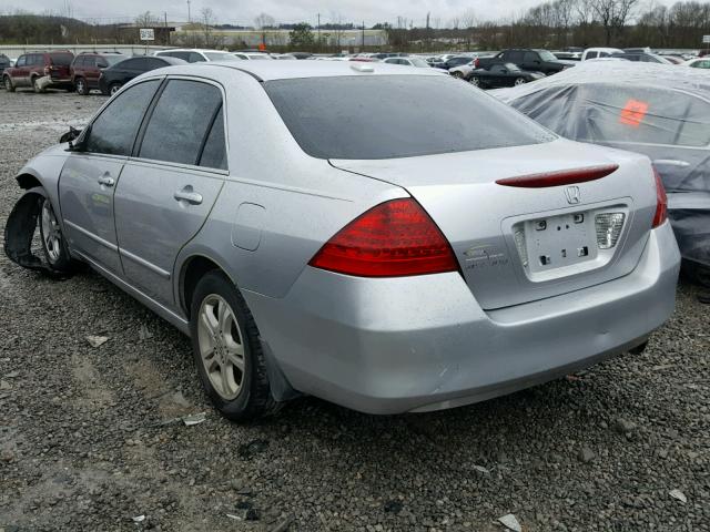 1HGCM56866A042429 - 2006 HONDA ACCORD EX SILVER photo 3