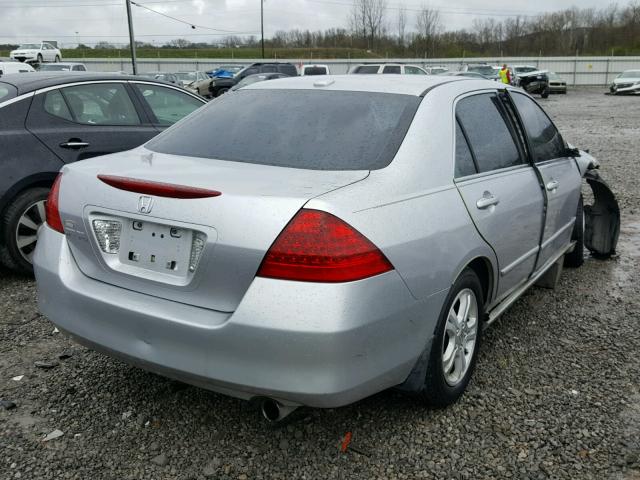 1HGCM56866A042429 - 2006 HONDA ACCORD EX SILVER photo 4