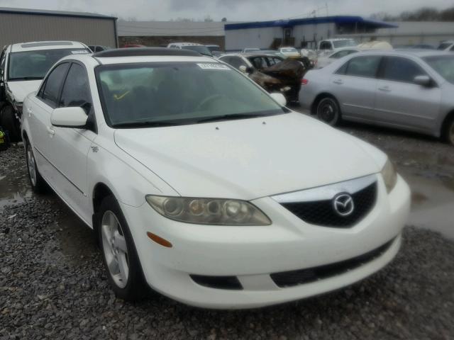 1YVFP80D135M04126 - 2003 MAZDA 6 S WHITE photo 1