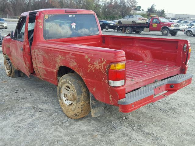 1FTYR10CXXPB87970 - 1999 FORD RANGER RED photo 3