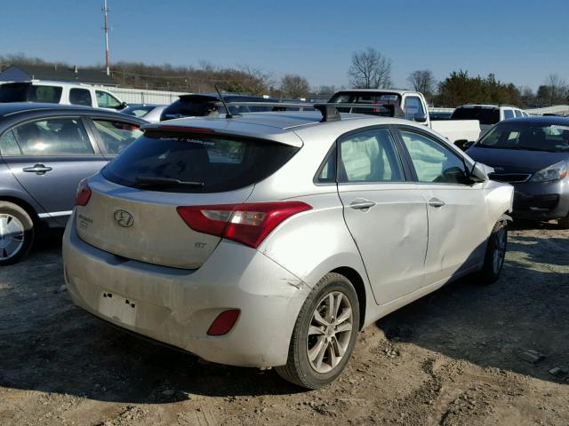 KMHD35LHXEU230941 - 2014 HYUNDAI ELANTRA GT SILVER photo 4