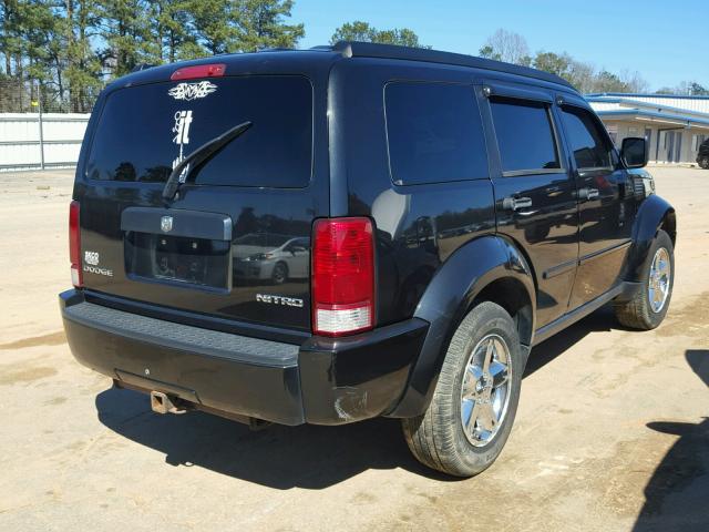 1D8GT28K59W500805 - 2009 DODGE NITRO SE BLACK photo 4