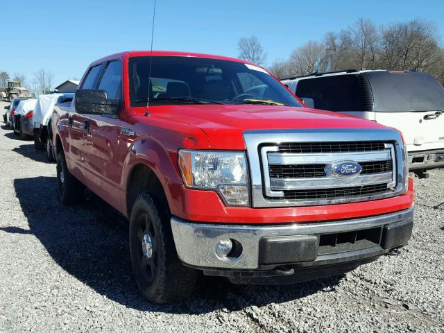 1FTFW1EF2EKE45122 - 2014 FORD F150 SUPER RED photo 1