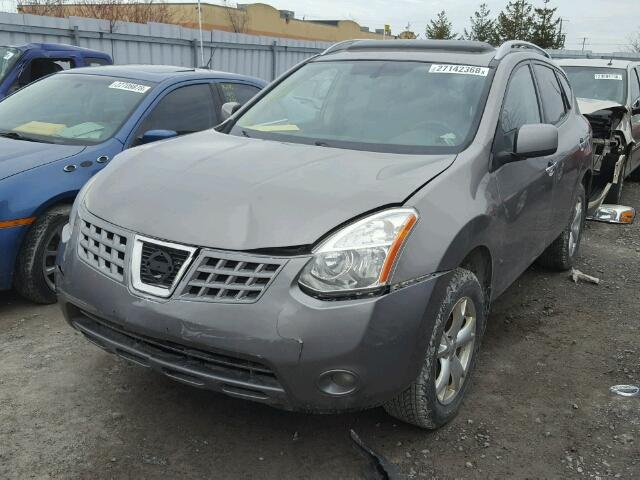 JN8AS5MV4AW116953 - 2010 NISSAN ROGUE S GRAY photo 2