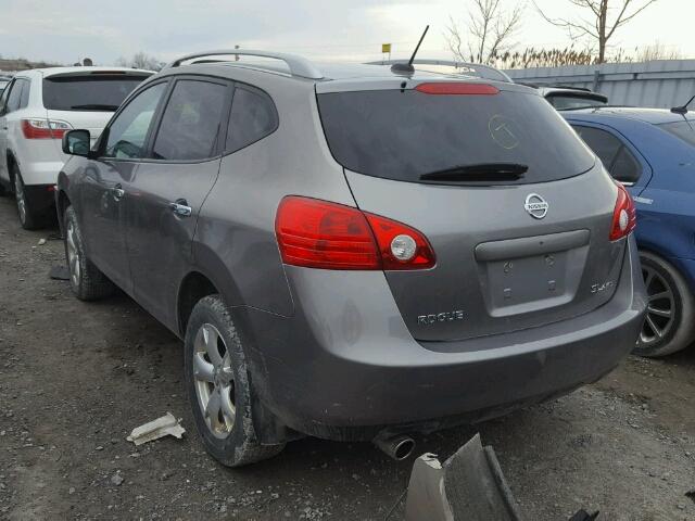 JN8AS5MV4AW116953 - 2010 NISSAN ROGUE S GRAY photo 3