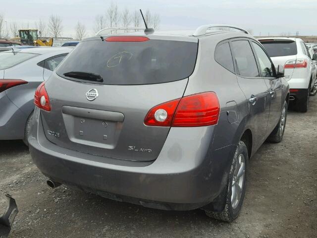 JN8AS5MV4AW116953 - 2010 NISSAN ROGUE S GRAY photo 4