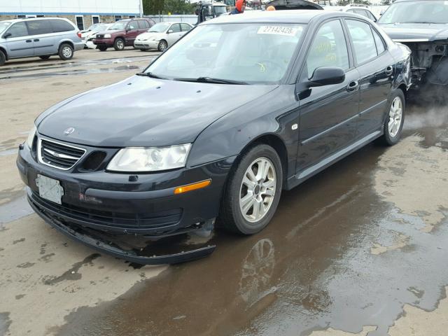 YS3FD49Y161123977 - 2006 SAAB 9-3 BASE BLACK photo 2