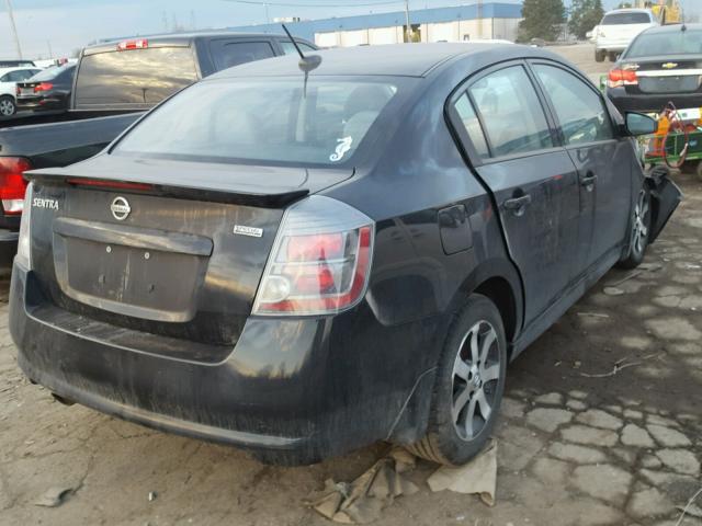 3N1AB6AP2BL703105 - 2011 NISSAN SENTRA 2.0 BLACK photo 4