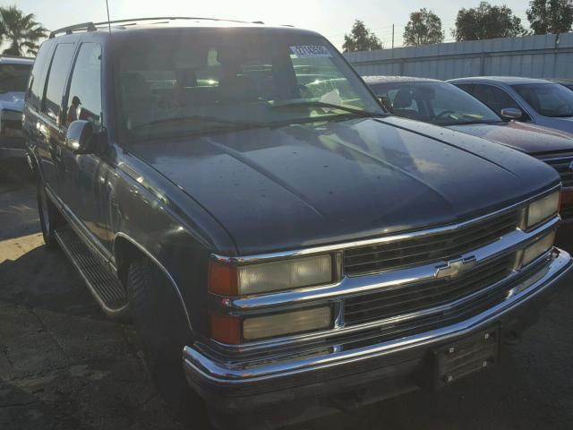 1GNEK13R3XJ525260 - 1999 CHEVROLET TAHOE K150 BLUE photo 1