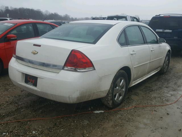 2G1WT57N291316882 - 2009 CHEVROLET IMPALA 1LT WHITE photo 4