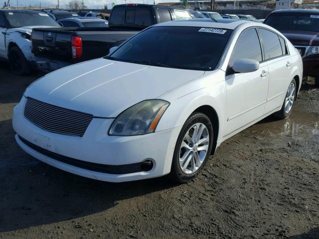 1N4BA41E64C825879 - 2004 NISSAN MAXIMA SE WHITE photo 2