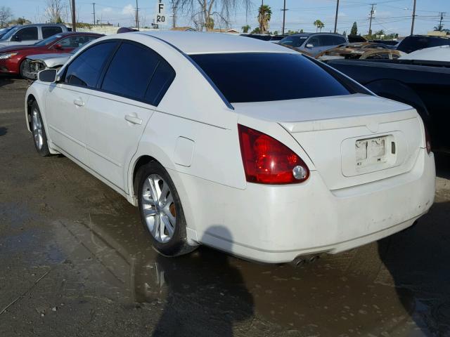 1N4BA41E64C825879 - 2004 NISSAN MAXIMA SE WHITE photo 3