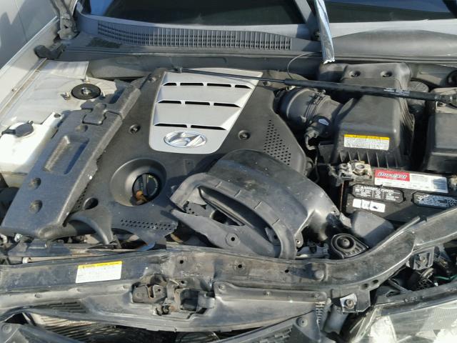 5NPEU46F96H107850 - 2006 HYUNDAI SONATA GLS SILVER photo 7