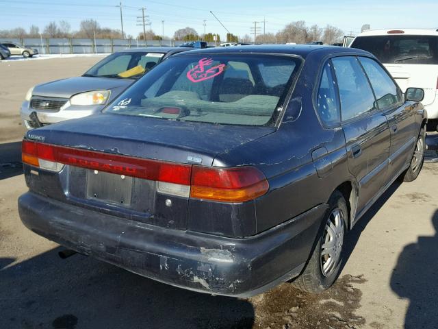 4S3BD4355W7210458 - 1998 SUBARU LEGACY L BLUE photo 4