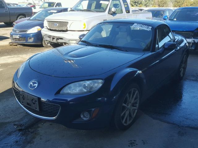 JM1NC2FF0A0206943 - 2010 MAZDA MX-5 MIATA BLUE photo 2