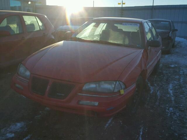 1G2NE53M8SC771623 - 1995 PONTIAC GRAND AM S 红色 照片 2