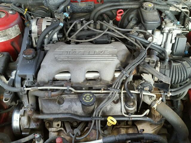 1G2NE53M8SC771623 - 1995 PONTIAC GRAND AM S 红色 照片 7