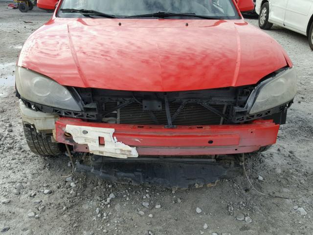 JM1BK12F381853606 - 2008 MAZDA 3 I RED photo 9