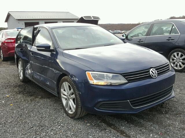 3VWBP7AJ6DM418681 - 2013 VOLKSWAGEN JETTA SE BLUE photo 1