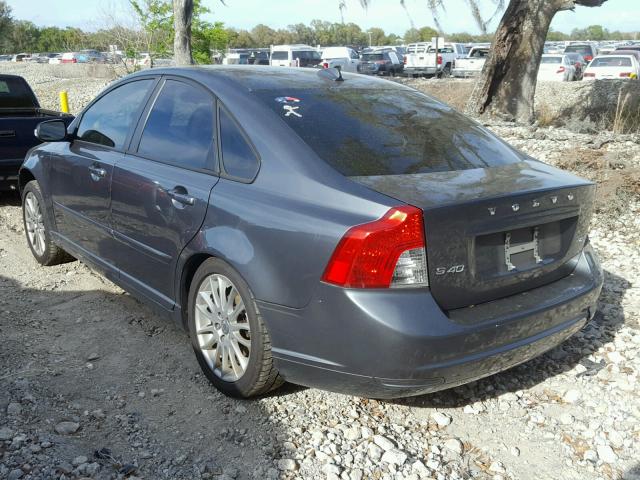 YV1MS382692464473 - 2009 VOLVO S40 2.4I GRAY photo 3