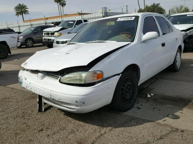 1Y1SK5480XZ409214 - 1999 CHEVROLET GEO PRIZM 白色 照片 2