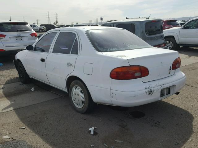 1Y1SK5480XZ409214 - 1999 CHEVROLET GEO PRIZM 白色 照片 3