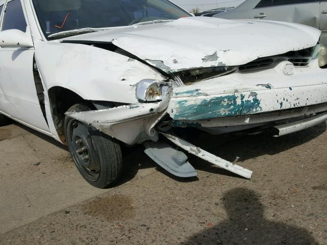 1Y1SK5480XZ409214 - 1999 CHEVROLET GEO PRIZM 白色 照片 9