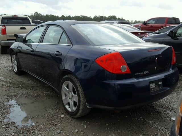 1G2ZG57B184199317 - 2008 PONTIAC G6 BASE BLUE photo 3